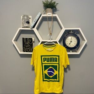 Brazil x Puma Yellow Shirt